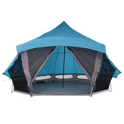 Tente Tipi avec toit Bleu 508 x 470 x 300 cm taffetas vidaXL