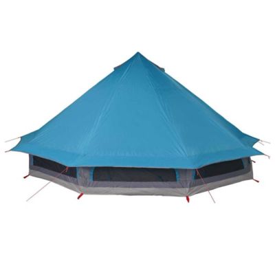 Tente Tipi avec toit Bleu 508 x 470 x 300 cm taffetas vidaXL