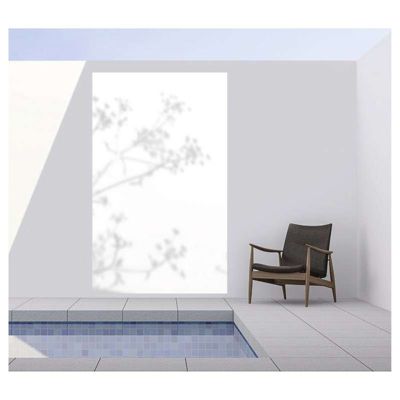 Tenture murale extérieure imprimée ANETH DOUX, H.2 x L.1.2 m, Made in France par Scenolia