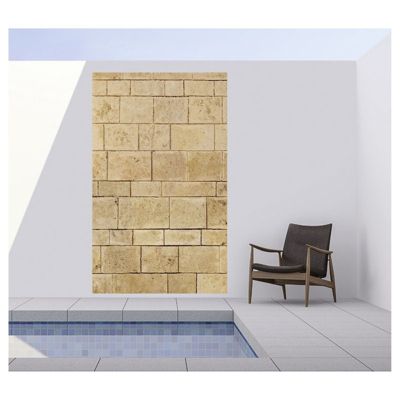 Tenture murale extérieure imprimée APPAREIL, H.2 x L.1.2 m, Made in France par Scenolia