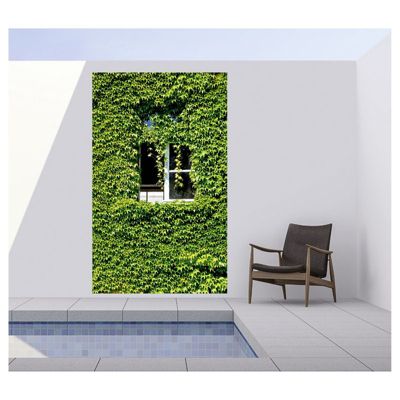 Tenture murale extérieure imprimée CACHETTE, H.2 x L.1.2 m, Made in France par Scenolia