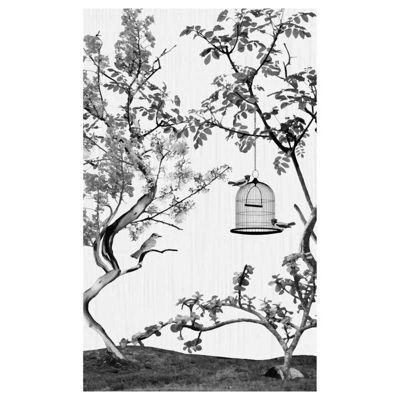 Tenture murale extérieure imprimée PANORAMIQUE ASIATIQUE, H.2 x L.1.2 m, Made in France par Scenolia