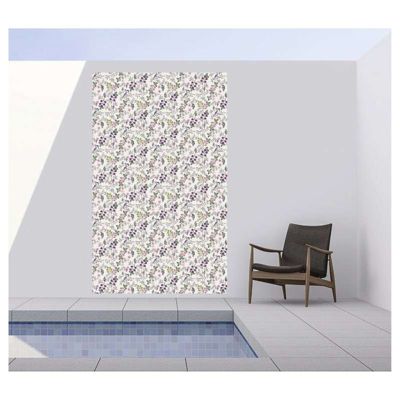 Tenture murale extérieure imprimée POEME CHAMPETRE, H.2 x L.1.2 m, Made in France par Scenolia