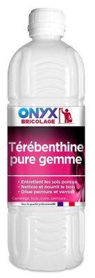 Térébenthine pure gemme 1L Onyx Bricoloage