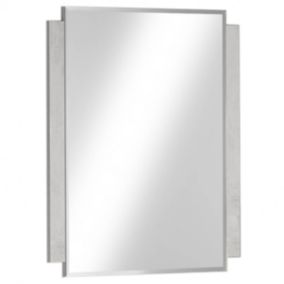 TERESA - Miroir 82x90cm pour Commode Aspect Béton Ciré