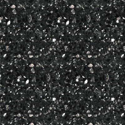 Terrazzo noir Millenium - 60 x 60 cm