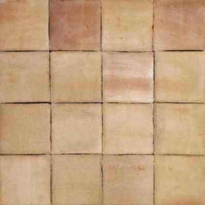 Terre cuite faite à la main 15x15 cm couleur naturelle