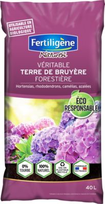 Terre de bruyère forestière sans tourbe Fertiligene Naturen 40L