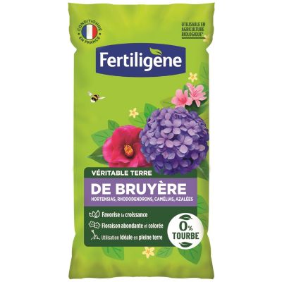 Terre de bruyère forestière sans tourbe Fertiligene Naturen 40L