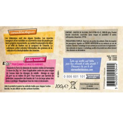Terre de diatomée Starwax The Fabulous 100g