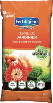 Terre du Jardinier toutes plantations du jardin Fertiligène 30 L