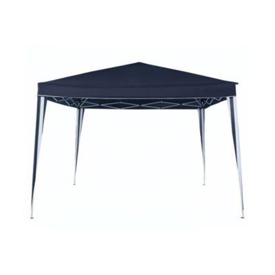 TERRE JARDIN - Tonnelle pliante 3 x 3 M, Hauteur 2,5 m - Polyester 160g/m² - Sac de transport - Bleu