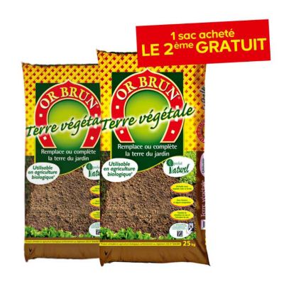 terre vegetale 25kg 1 sac gratuit castorama