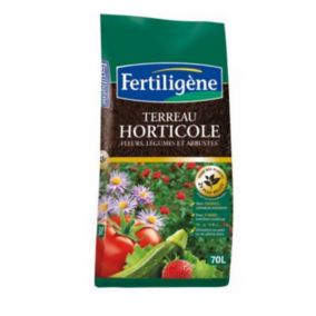 Terreau horticole Fertiligène 70L (3 sacs)