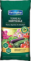 Terreau horticole fleurs légumes et arbustes Fertiligène 70L