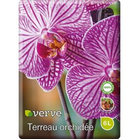 Terreau orchidée sans tourbe Verve 6L
