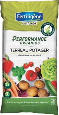 Terreau potager Fertiligène Performance Organics 35