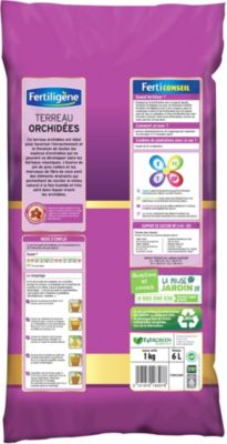 Terreau pour orchidée Fertiligène 6L