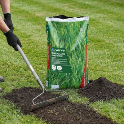 Terreau sans tourbe pour couverture et pose de gazon Verve 40 L