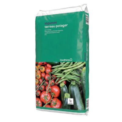 Terreau sans tourbe pour potager 50L GoodHome