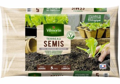 Terreau Semis Bouturage - 5 L - Vilmorin