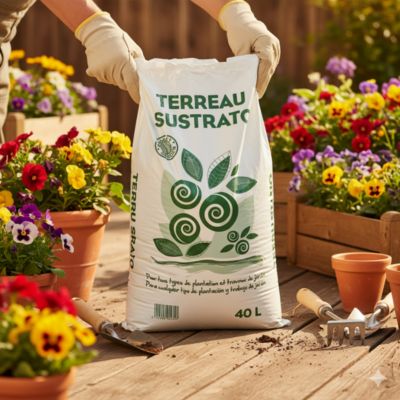 Terreau universel pour les plantes 40L