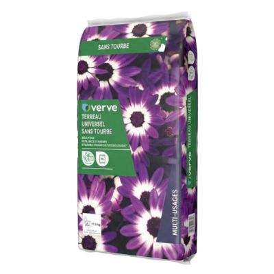 Terreau universel sans tourbe Verve 70L