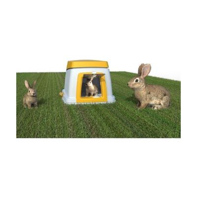 Terrier de lapin - KERBL - BUNNY BASE KIT - Habitat parfait - Cavité instinct