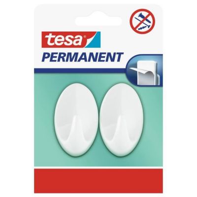 TESA Crochets Permanents - Ovales - Blancs - L | Castorama