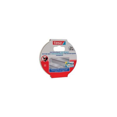 TESA Ruban adhésif antidérapant - 5m x 25mm - Transparent