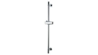 Tesa  Spaa Barre de douche 655 mm, métal chromé et plastique, pose facile sans perçage (40342-00000-00)