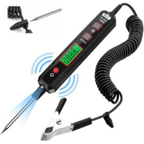 Testeur de circuits intelligent, testeur de tension 0,8V-100V DC avec rétroéclairage