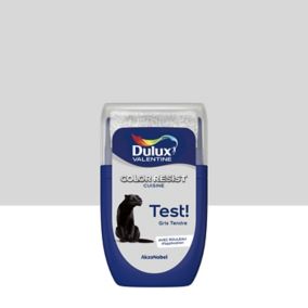 Testeur de peinture Color Resist cuisine Dulux Valentine mat gris tendre 30ml