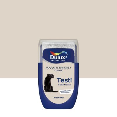 Testeur de peinture Color Resist cuisine Dulux Valentine mat sable naturel 30ml