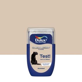 Testeur de peinture Color Resist cuisine Dulux Valentine mat vent du désert 30ml