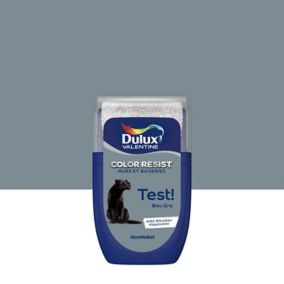 Testeur de peinture Color Resist murs et boiseries Dulux Valentine mat bleu gris 30ml