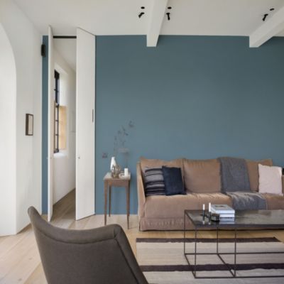 Testeur de peinture Color Resist murs et boiseries Dulux Valentine mat bleu gris 30ml