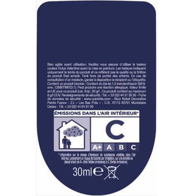 Testeur de peinture Color Resist murs et boiseries Dulux Valentine mat lait d'amande 30ml