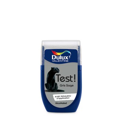 Testeur de peinture Crème De Couleur Dulux Valentine Gris Sage 30 ml