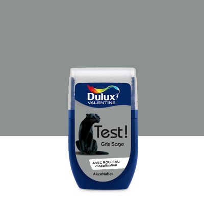 Testeur de peinture Crème De Couleur Dulux Valentine Gris Sage 30 ml