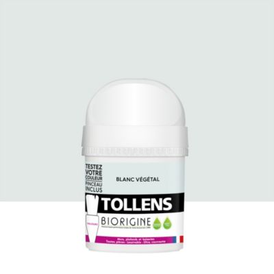 Testeur de peinture murs et plafonds Biorigine Tollens velours blanc végétal 50ml