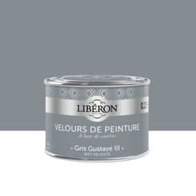 Testeur de peinture murs, plafonds et boiseries Velours de peinture gris gustave III Libéron 125 ml