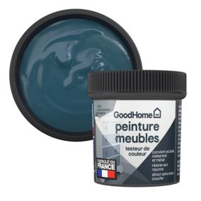 Testeur de peinture pour meubles bois, mélaminé et métal GoodHome mat bleu Antibes 80ml