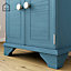 Testeur de peinture pour meubles bois, mélaminé et métal GoodHome mat bleu Monaco 80ml