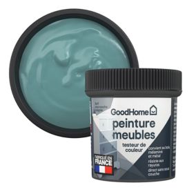 Testeur de peinture pour meubles bois, mélaminé et métal GoodHome mat vert Longford 80ml