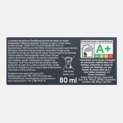 Testeur de peinture pour meubles bois, mélaminé et métal GoodHome satin Cuivre Santa Monica 80ml
