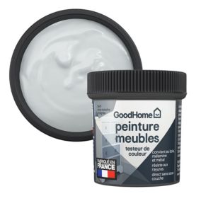 Testeur de peinture pour meubles bois, mélaminé et métal GoodHome satin gris Denali 80ml