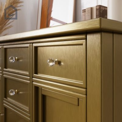 Testeur de peinture pour meubles bois, mélaminé et métal GoodHome satin or Coachella 80ml