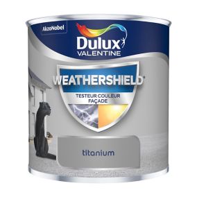 Testeur de peinture Weathershield toutes conditions climatiques Dulux Valentine mat titanium 250ml