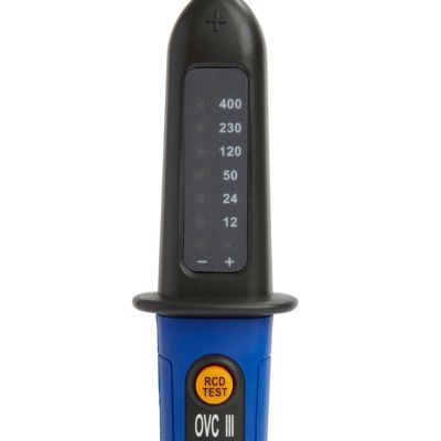 Testeur de tension bipolaire CAT3 bleu et noir